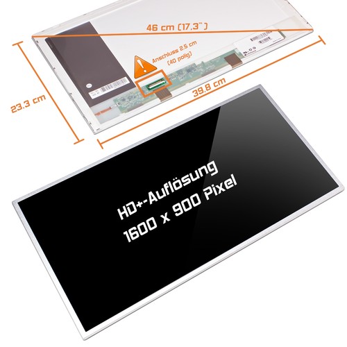 Led display glossy - 17,3",